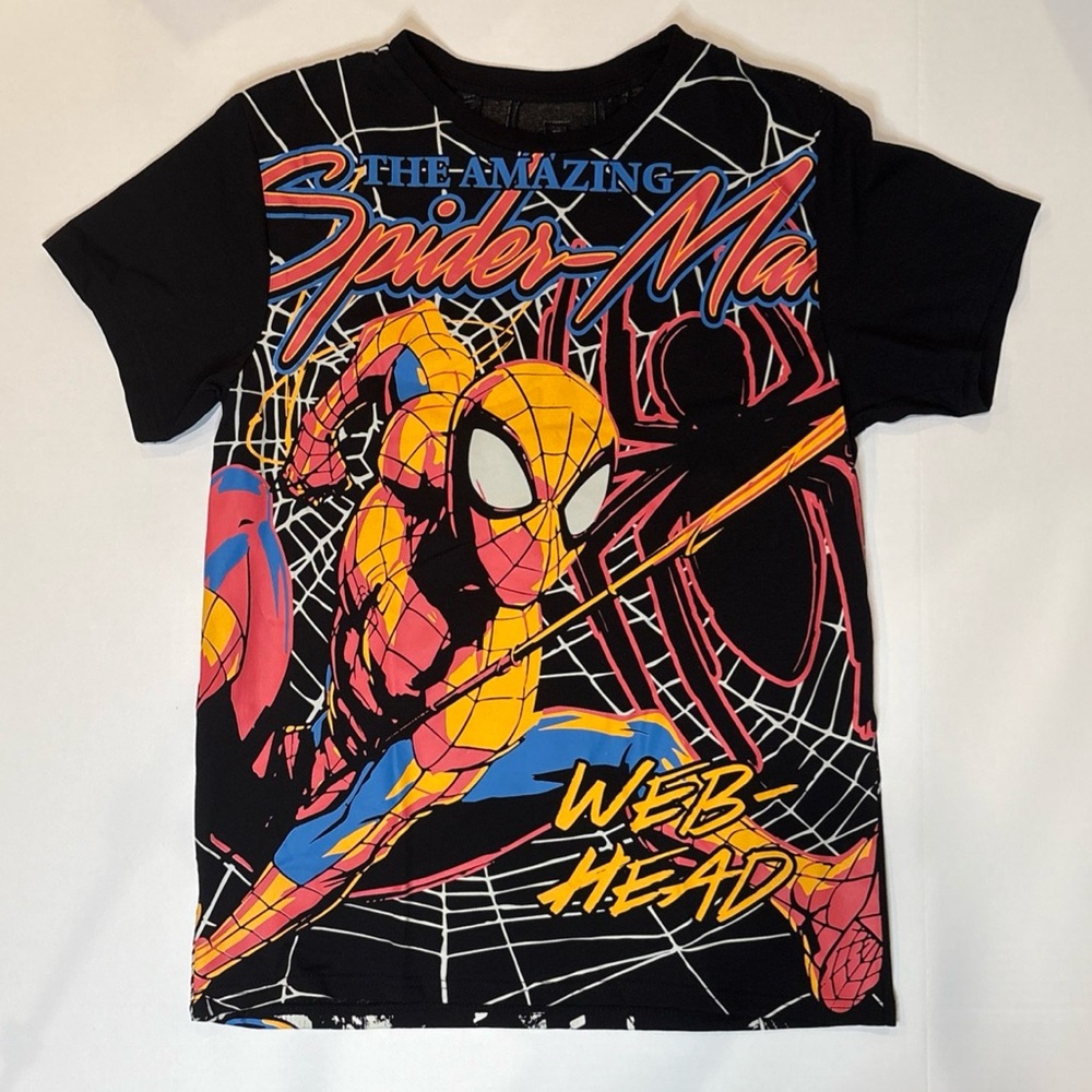 Marvel Comics The Amazing Spiderman NYC Graphic Short Sleeve‎ T-shirt Men’s XL